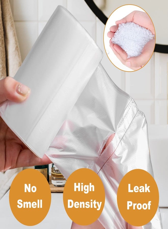 Business King 0.5 Gal Trash Bags Small 240 pcs Clear Strong Tiny Garbage Bags for Mini Desk Trash Can, Fit 0.4-0.8 Gal - Image 5